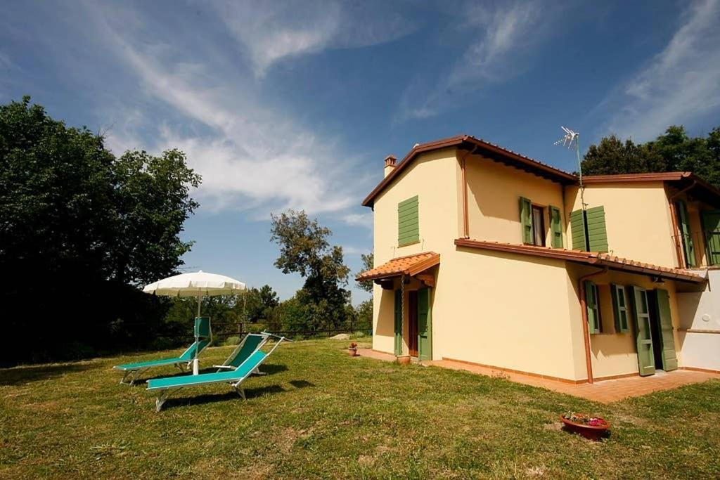 Villa Con Piscina 10 Posti Letto, L'Oliveta Di Rivalto Chianni Exterior foto