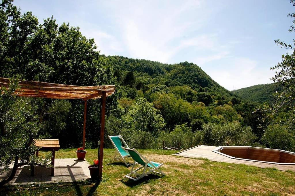 Villa Con Piscina 10 Posti Letto, L'Oliveta Di Rivalto Chianni Exterior foto
