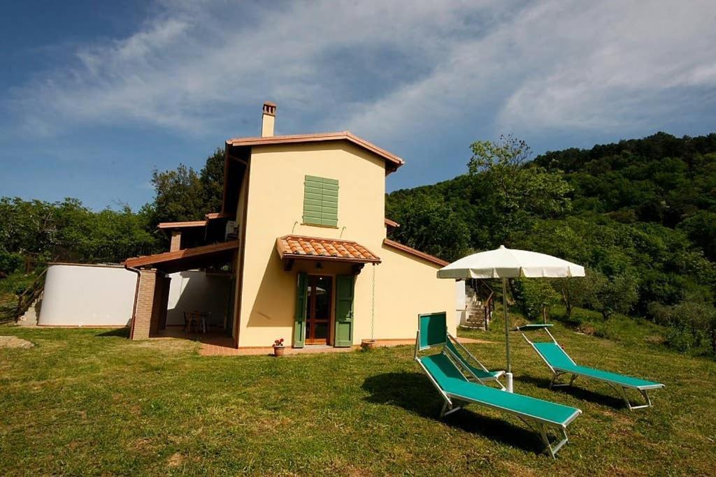 Villa Con Piscina 10 Posti Letto, L'Oliveta Di Rivalto Chianni Exterior foto